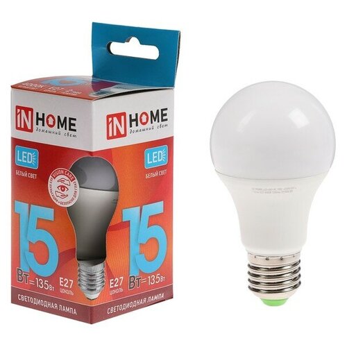   IN HOME LED-A60-VC, 27, 15 , 230 , 4000 , 1350  257