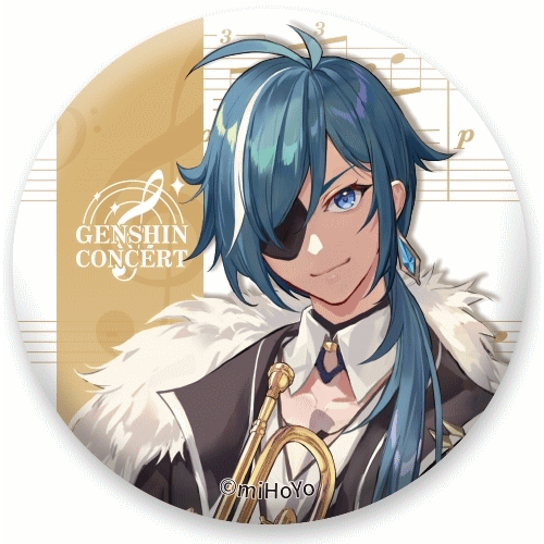  Genshin Impact   Genshin Concert Melodies of an Endless Journey Can Badge Kaeya 6974096537075 249