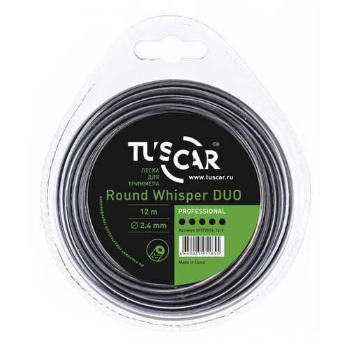 Tuscar    Round Whisper Duo, Professional, 2.4mmx12m 10172524-12-1 714