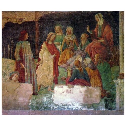        Allegorien    () (Lorenzo Tornabuoni before Allegorien sieve free arts (fragment))   59. x 50.,  2250   