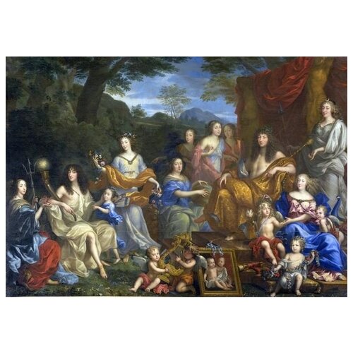      XIV    (Louis XIV and the royal family)   71. x 50.,  2580   