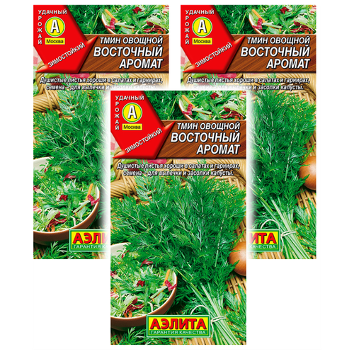 Комплект семян Тмин овощной Восточный аромат х 3 шт. 219р