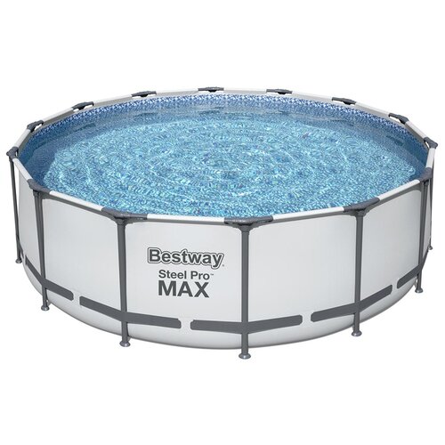 ������� ��������� Steel Pro Max Pool 427�122 �� (+3 ����������, �����), BestWay 34901�