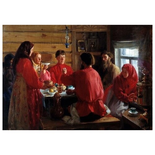        (In the peasant's hut)   57. x 40.,  1880   