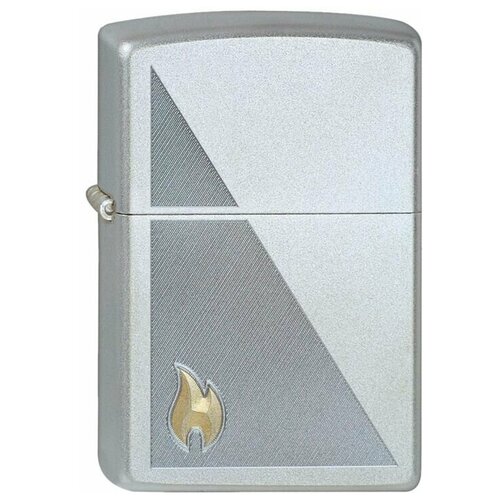  ZIPPO Zippo Flame,   Satin Chrome, /, , 38x13x57  4452