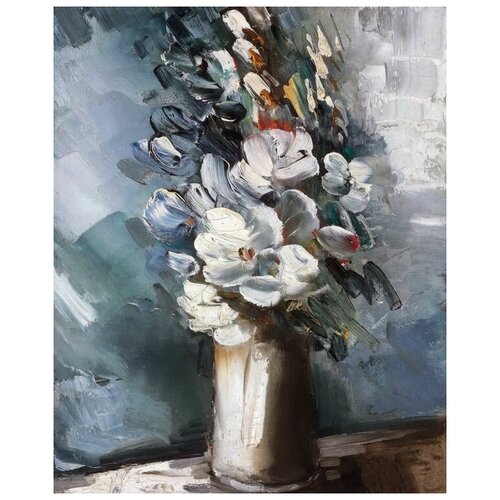         (Bouquet in white vase) 1   40. x 50.,  1710   