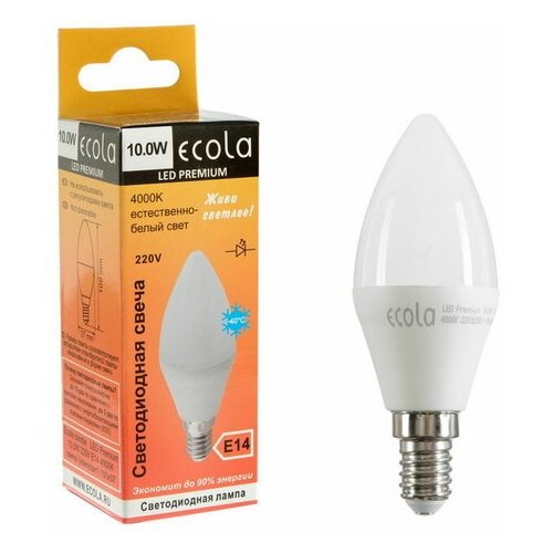    candle LED Premium, 10 , E14, 4000 K, , 100x37 ,  182  Ecola