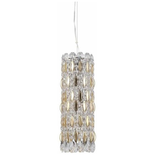   Crystal Lux LIRICA SP3 CHROME/GOLD-TRANSPARENT,  10900  Crystal Lux