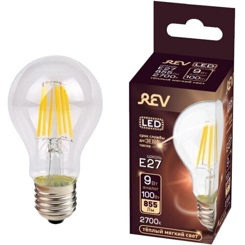   REV FILAMENT 9 E27 2700K 855  596