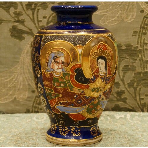 Антикварная ваза Сацума (Satsuma). Японская Империя, 20 век. 29800р