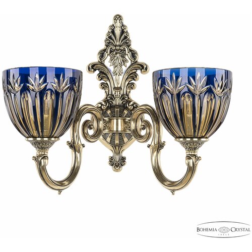7203B14/2/175 GB P1 U Amber-Blue/H-1I ��� Bohemia Ivele Crystal 22013�