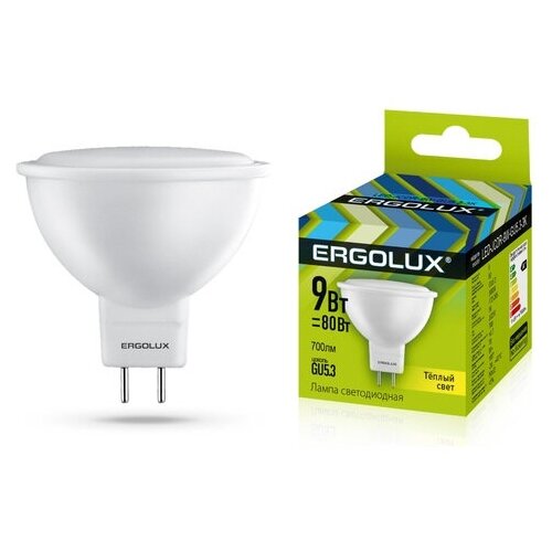   Ergolux JCDR 9W GU5.3 3000K 95