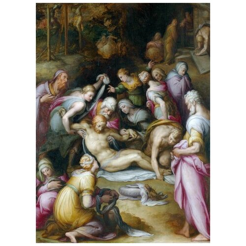 ����������� �� ������ ���� ��� ������� ������� (Lamentation of the Dead Christ) �������� �������� �������� 30��. x 41��. 1260�