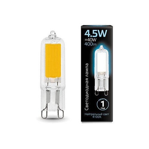 Gauss  G9 AC220-240V 4.5W 400lm 4100K  LED 2  (. 107809204) 674