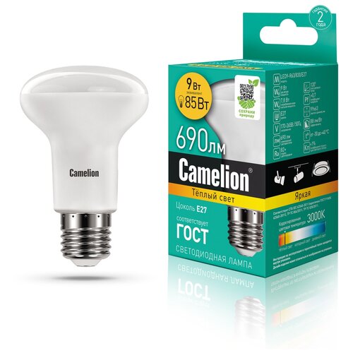   10   Camelion LED9-R63/830/E27 1740