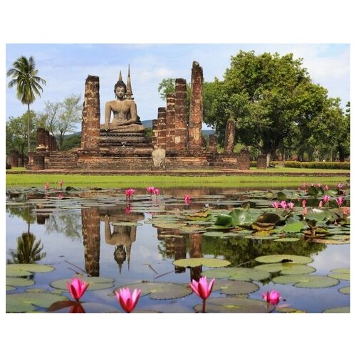 ������ �� ������ ������ ����� (Statue of Buddha) 38��. x 30��. 1200�