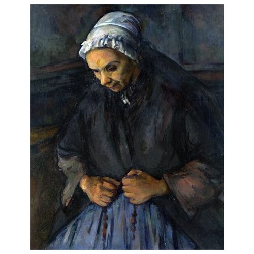        (An Old Woman with a Rosary)   30. x 38.,  1200   