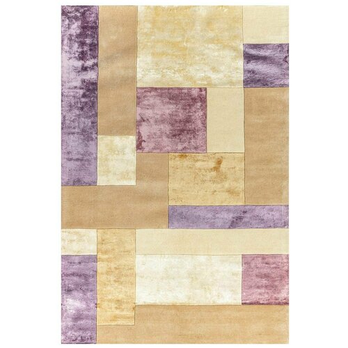   RIVIERA MONDRIAN-01-BEIGE-PURPLE 60 x 90 27816