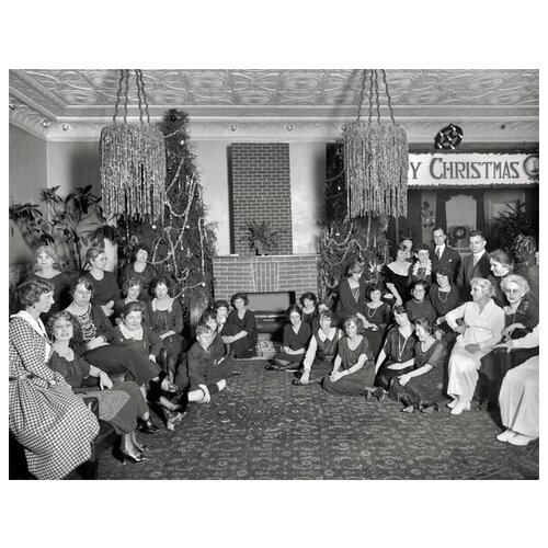 ������ �� ������ �������������� ������� (Christmas meeting) 65��. x 50��. 2410�