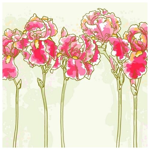 ������ �� ������ ����� (Flowers) �46 60��. x 60��. 2570�