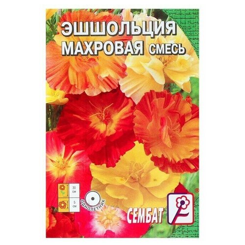 Семена цветов Эшшольция Махровая смесь, О, 0,1 г 228р