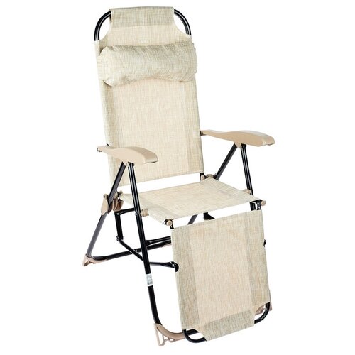 Кресло-шезлонг К3, 82 x 59 x 116 см, белый дым 7261р
