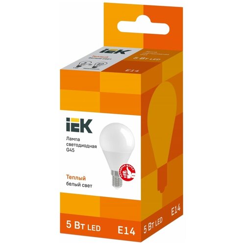  Iek   LLE-G45-5-230-30-E14   ECO G45  5 230 3000 E14,  187  IEK