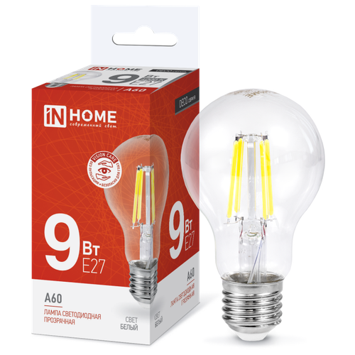    IN HOME LED-A60-deco, 9 , 230 , 27, 4000 , 1040 , ,  763   