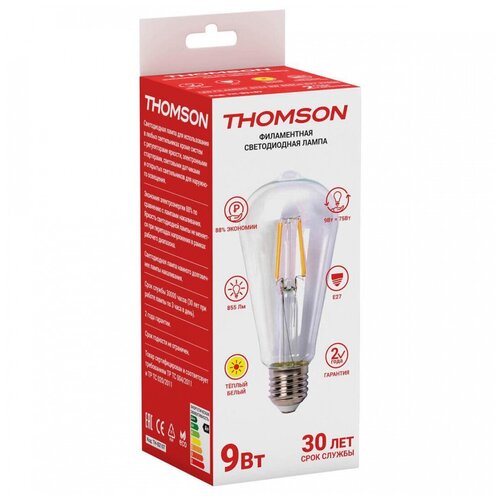 // Thomson    Thomson E27 9W 2700K    TH-B2107 371