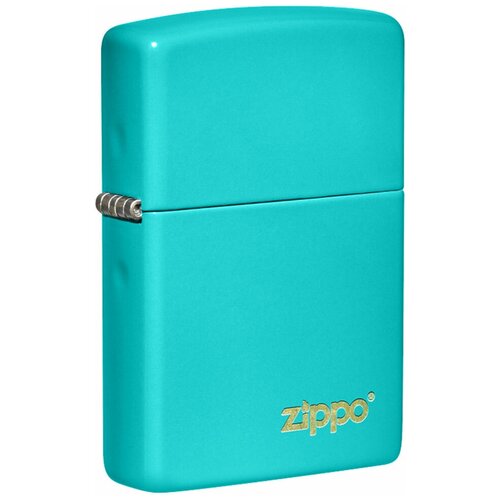    ZIPPO Classic 49454ZL ZIPPO Logo   Flat Turquoise 4760