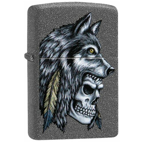 Zippo  Zippo 29863 Wolf Skull Feather Design 4430