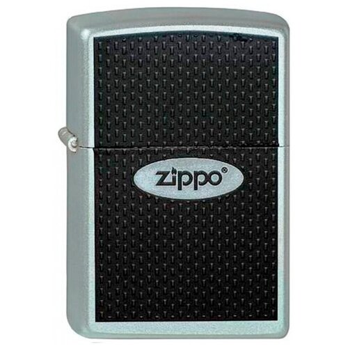    ZIPPO Classic 205 Zippo Oval   Satin Chrome 4090