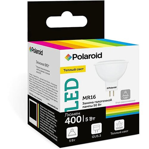   Polaroid 220V MR16 5W 3000K GU5.3 400lm 149