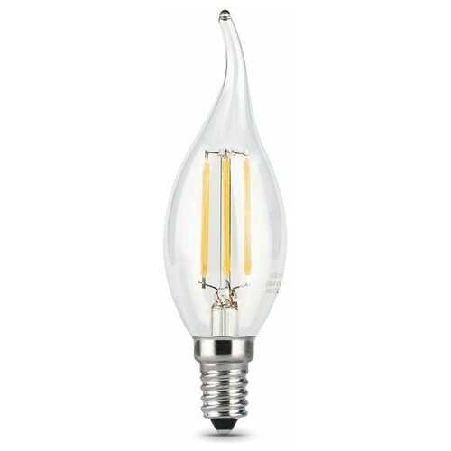   Gauss LED Filament Candle tailed dimmable E14 5W 4100K 360