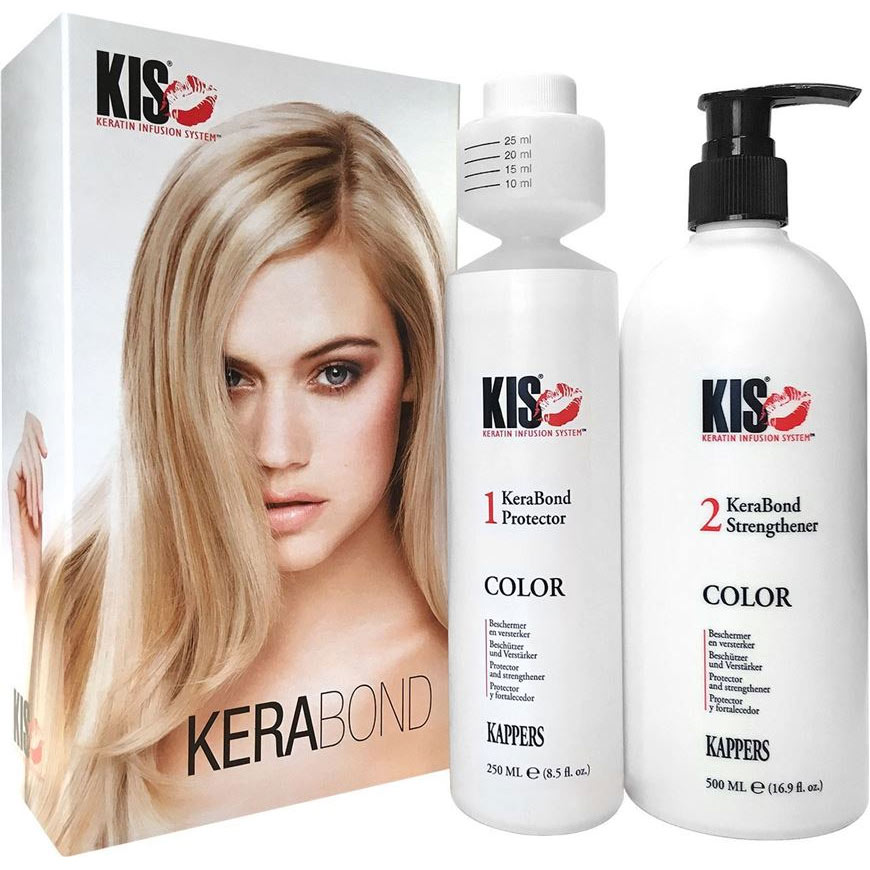 KIS KeraBond Набор для восстановления волос: Средство для защиты волос во время окрашивания 250мл+Маска д/укрепления волос 500мл 14000р