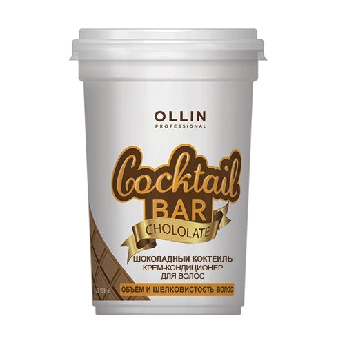 Оллин/Ollin Professional Cocktail BAR Крем-кондиционер для волос Шоколадный коктейль объём и шелковистость волос 500м 400р