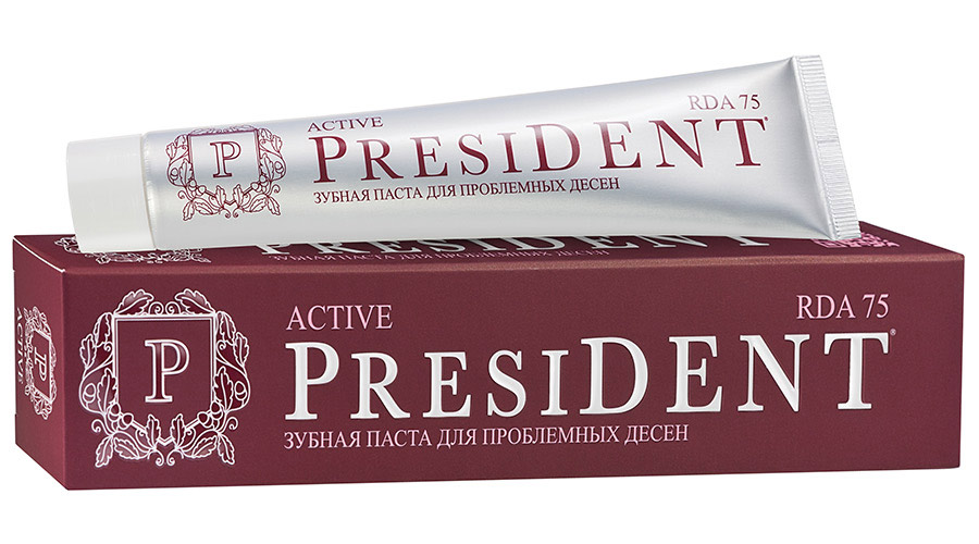 купить Президент Active зубная паста 100 мл, стоимость 240 руб President
