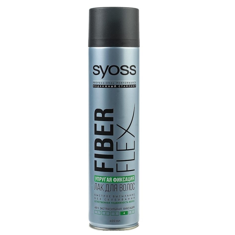 Syoss FiberFlex Упругая Фиксация лак для волос экстрасильной  фиксации 400 мл 439р
