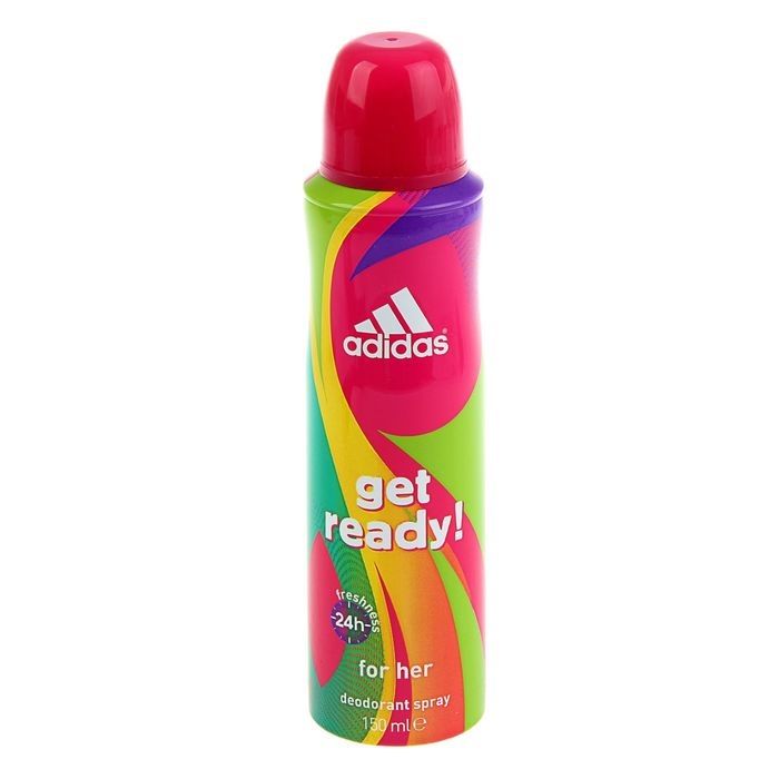 Adidas Get ready for her deodorant spray дезодорант-спрей для тела для женщин 150мл 252р