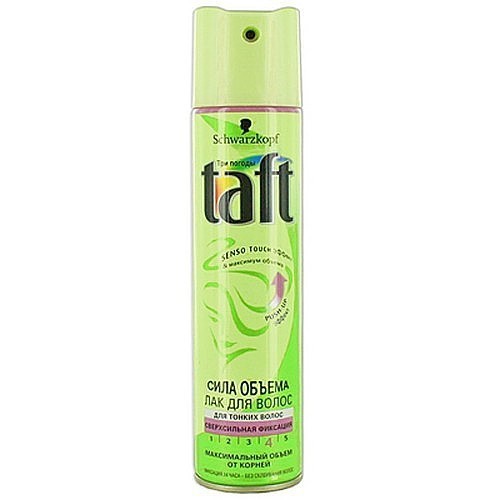 Taft Senso-Touch Лак для волос Объем для тонких волос сверхсильная фиксациия 225мл 274р