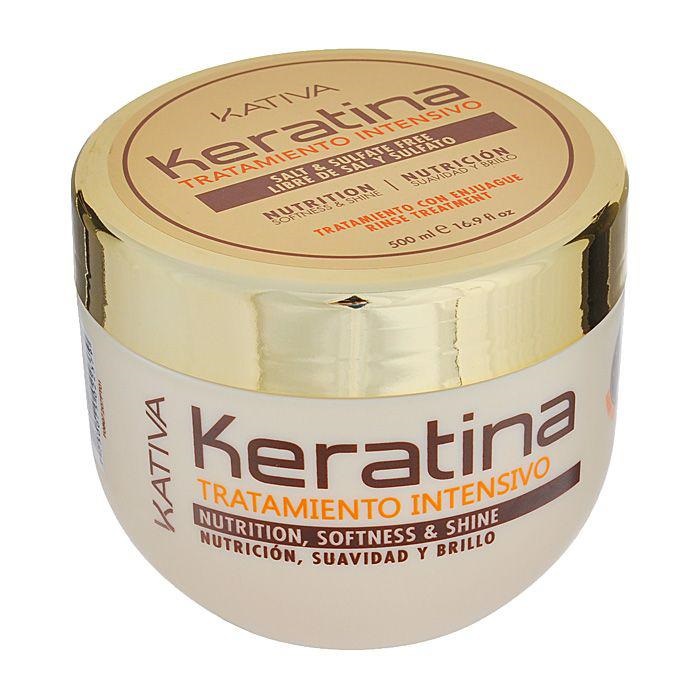 Kativa Keratina интенсивный восстанавление уход с кератином для поврежденных и хрупких волос 500мл 1190р