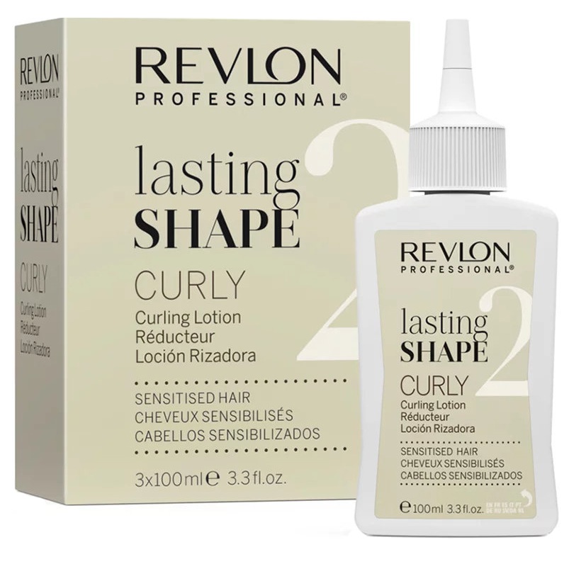 Revlon Lasting Shape Curly Лосьон 2 для химической завивки чувствительных волос 3*100мл 1765р