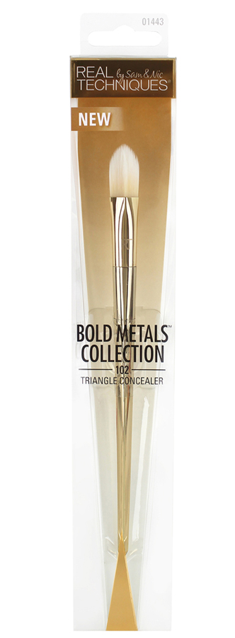 Real Techniques    Bold Metals Brush 102 Triangle Concealer 809