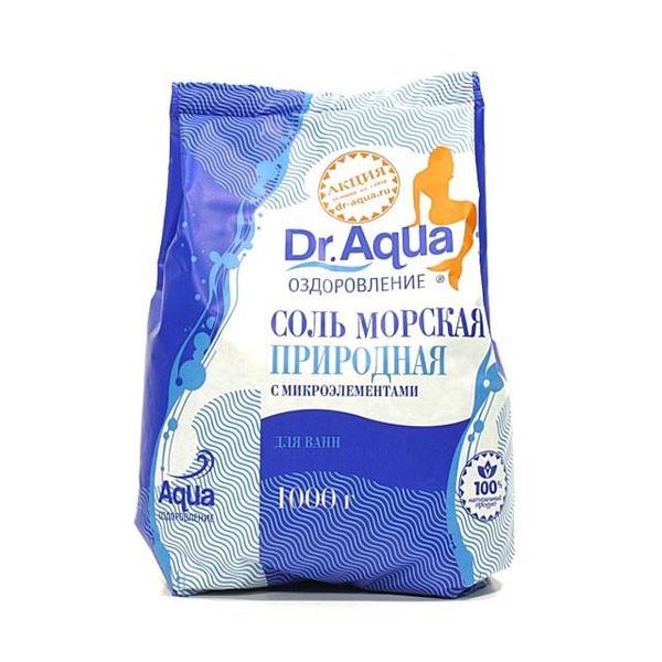 Dr.Aqua Соль Морская для ванн детская 1кг 83р