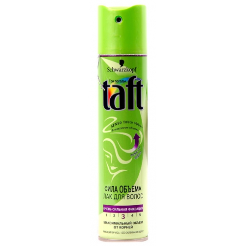 Taft Senso-Touch Лак для волос Объем очень сильная фиксация 225мл 274р