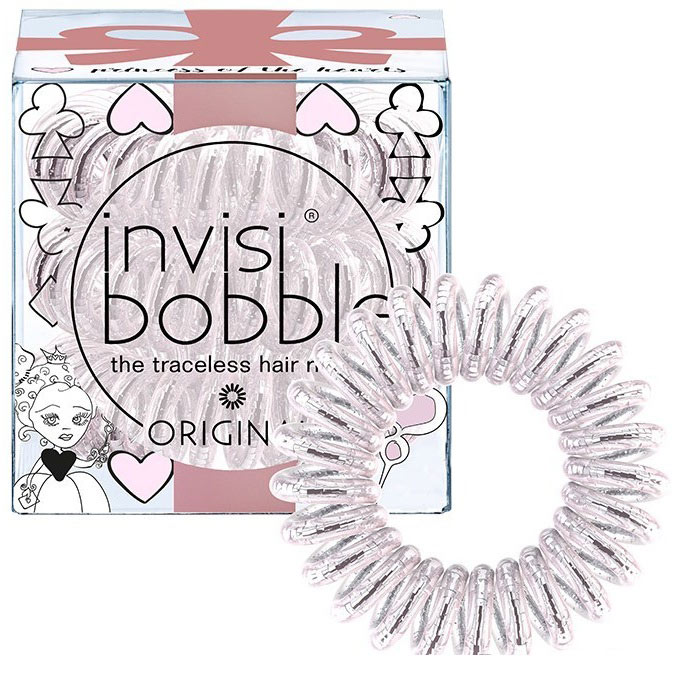Invisibobble Резинка-браслет для волос ORIGINAL Princess of the Hearts искристый розовый (3103) 310р