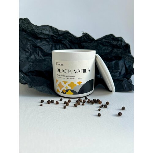      WITHLOVE.CANDLE BLACK VANILLA, 150  1800