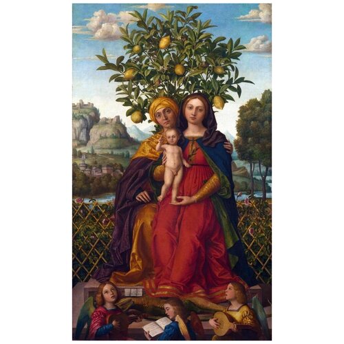          (The Virgin and Child with Saint Anne)    40. x 67. 2130