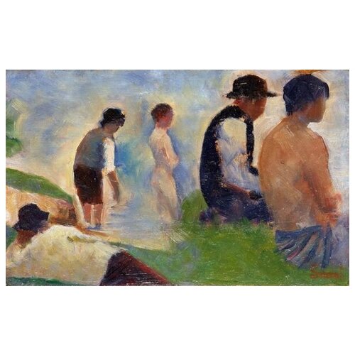       (Bathers at Asnieres) Ѹ  63. x 40. 2050