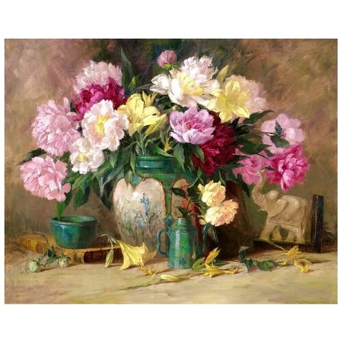     (Peonies) 6    50. x 40. 1710